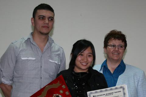 Ivan Liashenko, Li Li and Tania Lukic Marx 