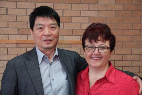 Xu Da Wei (China) and Tania Lukic-Marx 